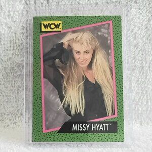 5/$20 Excellent 1991 Impel Missy Hyatt WCW Wrestling Card 160!!